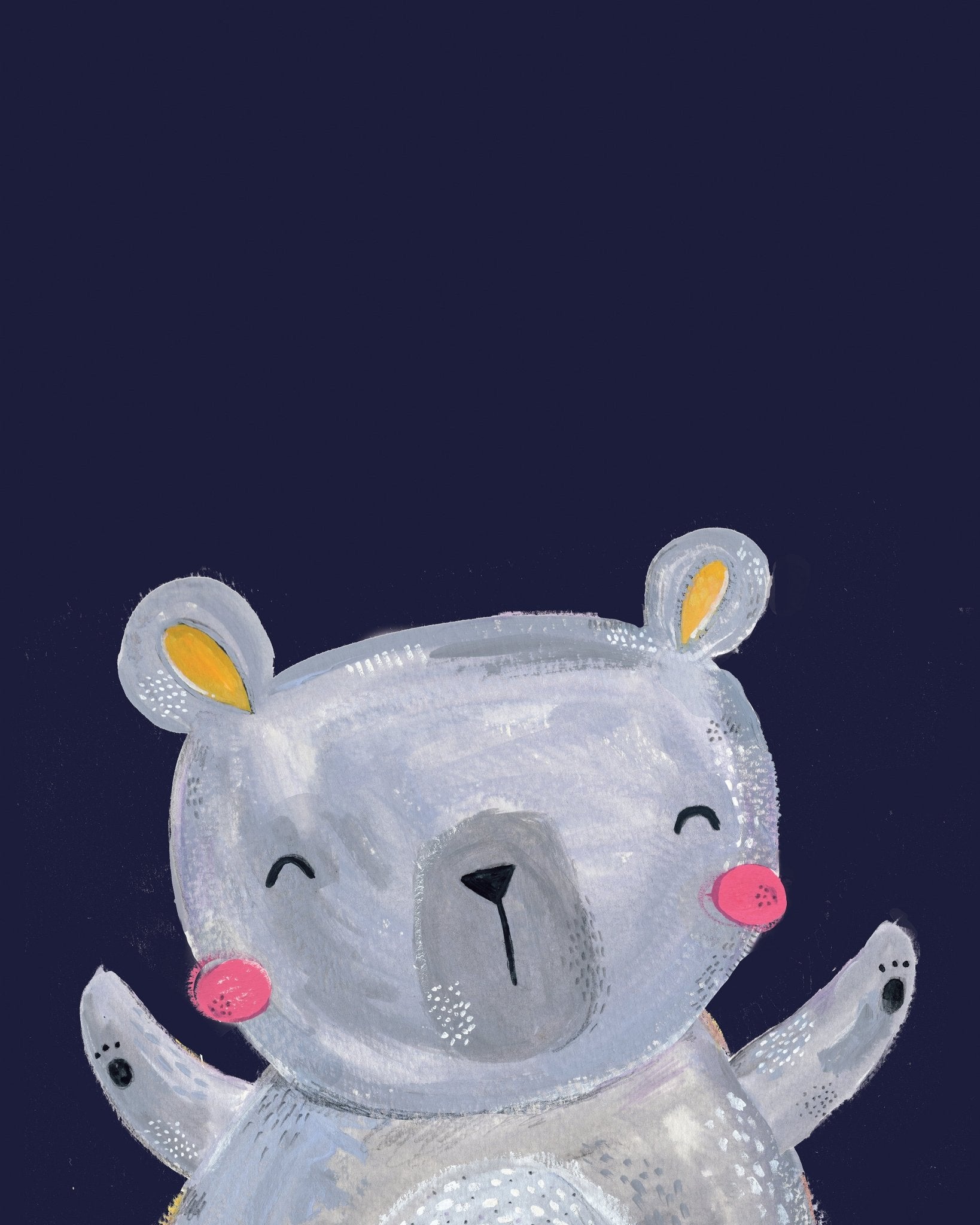 Happy Bear Illustration