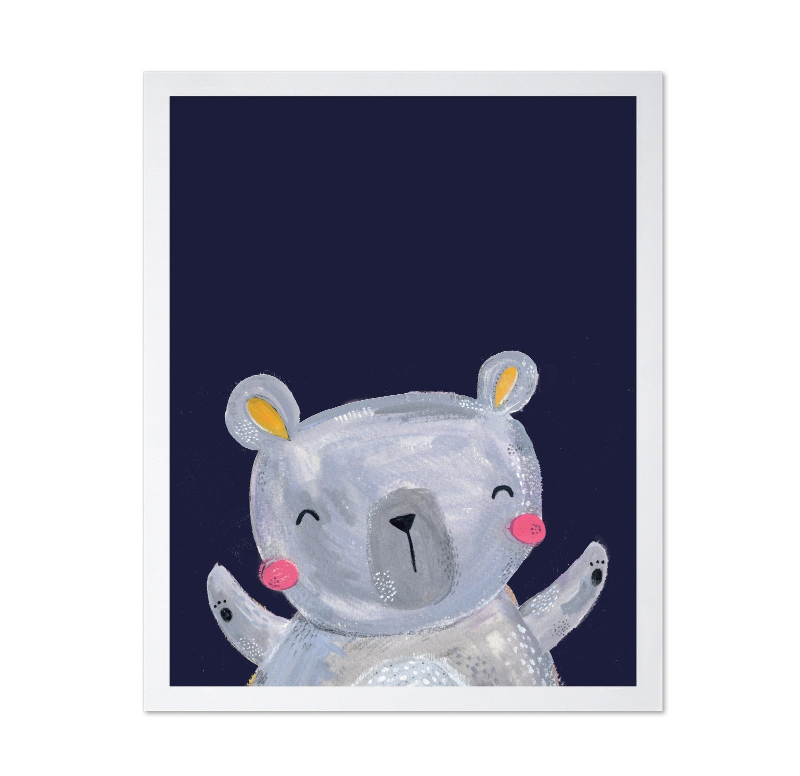 Happy Bear Illustration