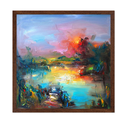 Vibrant Abstract Landscape
