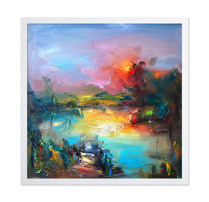 Vibrant Abstract Landscape