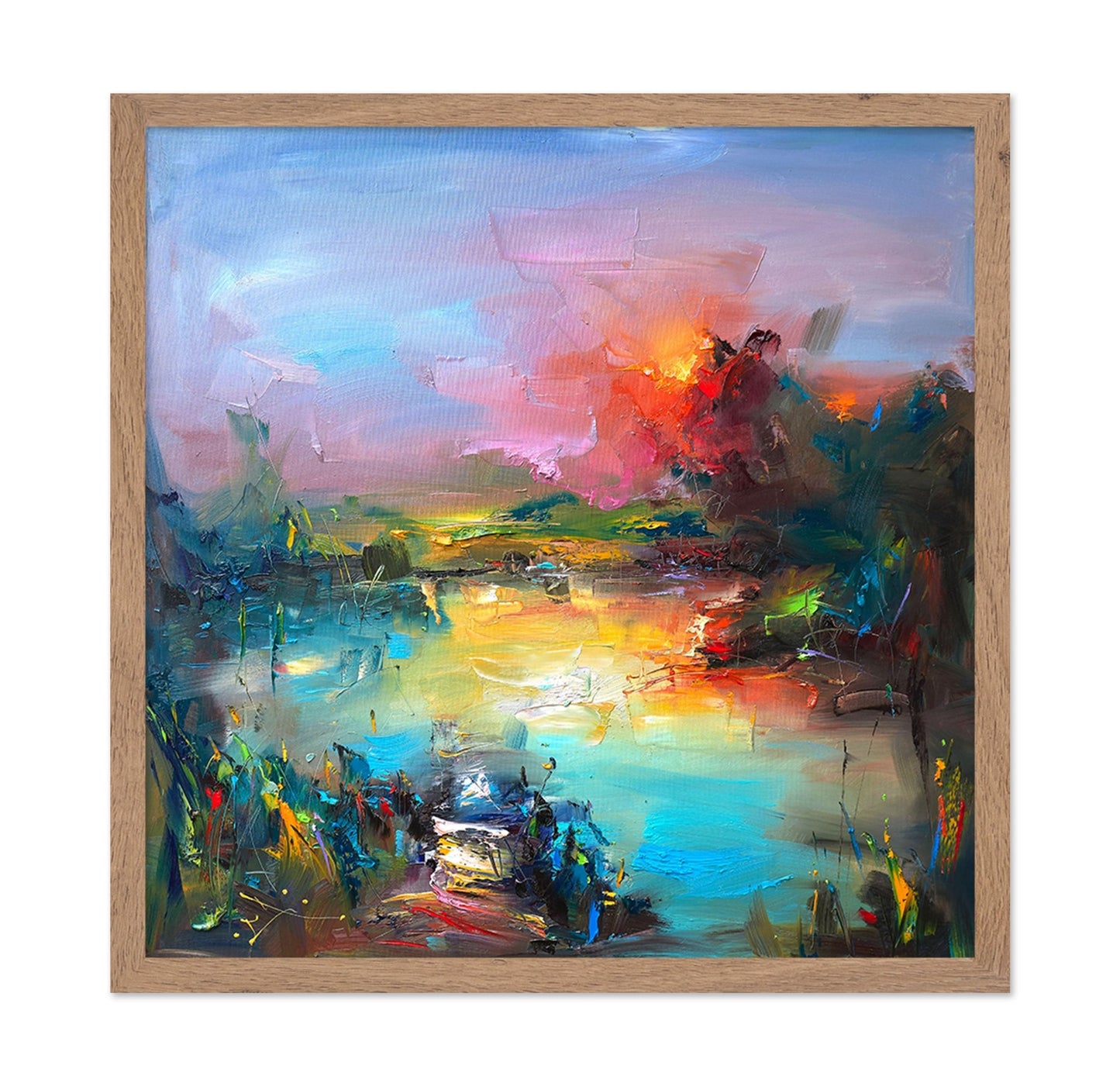Vibrant Abstract Landscape