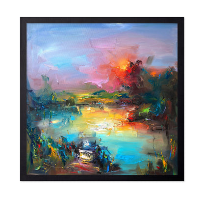 Vibrant Abstract Landscape