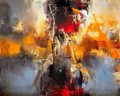 Golden Abstract Burst