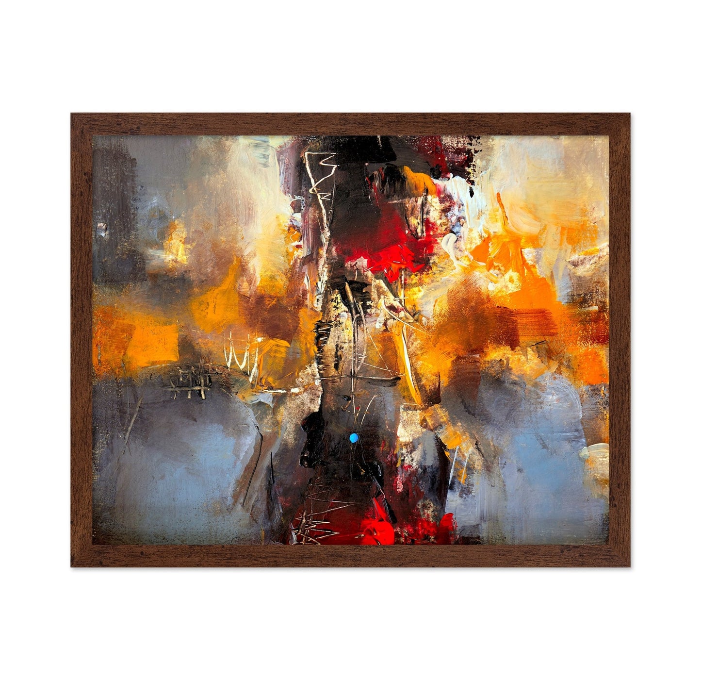 Golden Abstract Burst