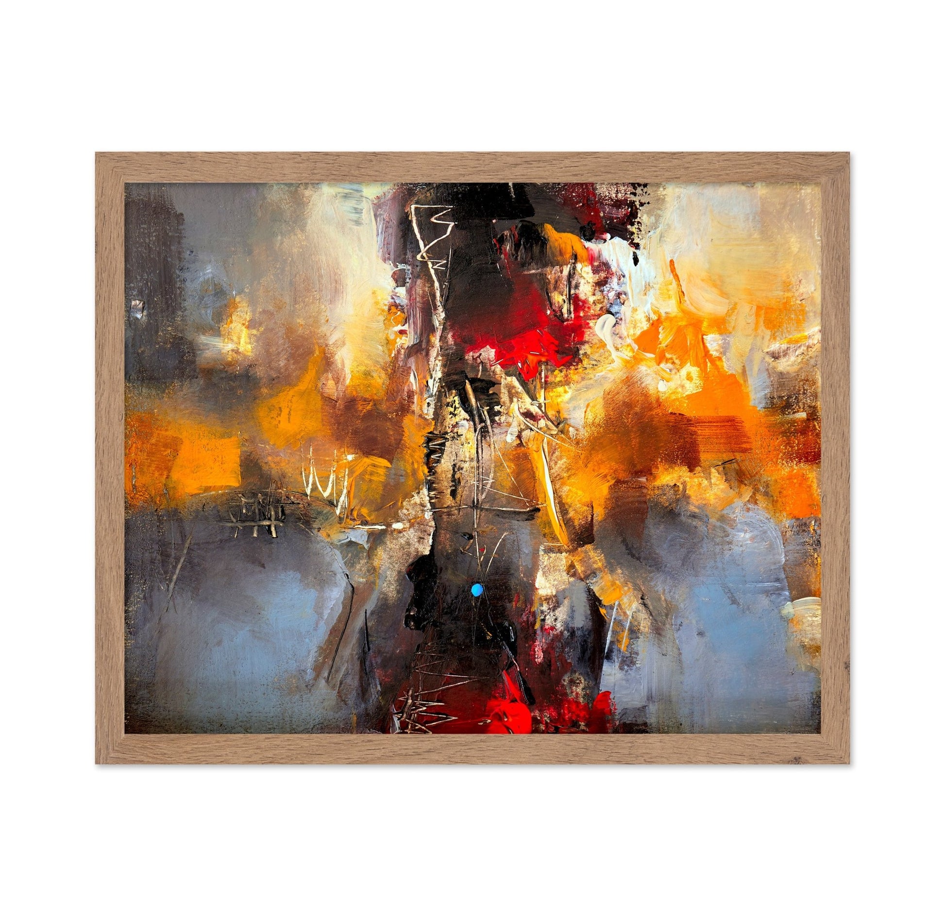 Golden Abstract Burst