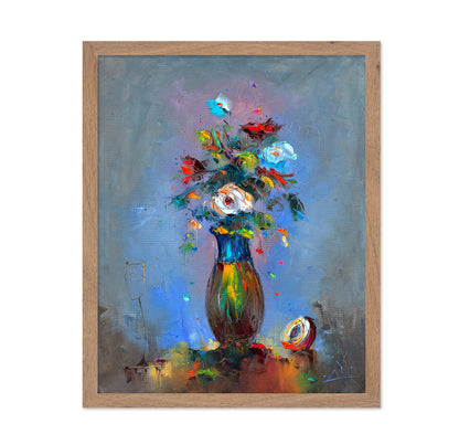Colorful Floral Vase No1