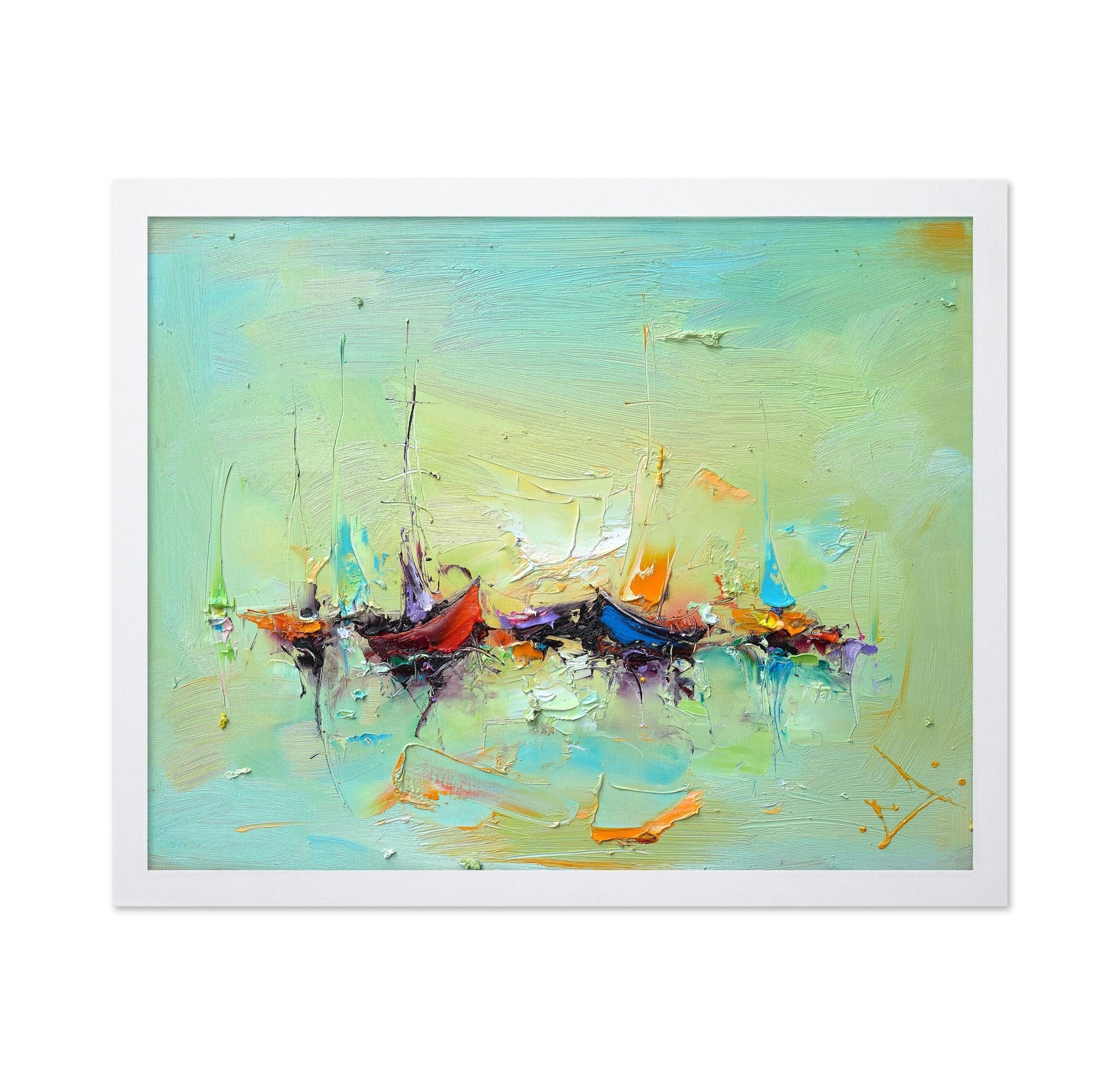 Pastel Sailboats