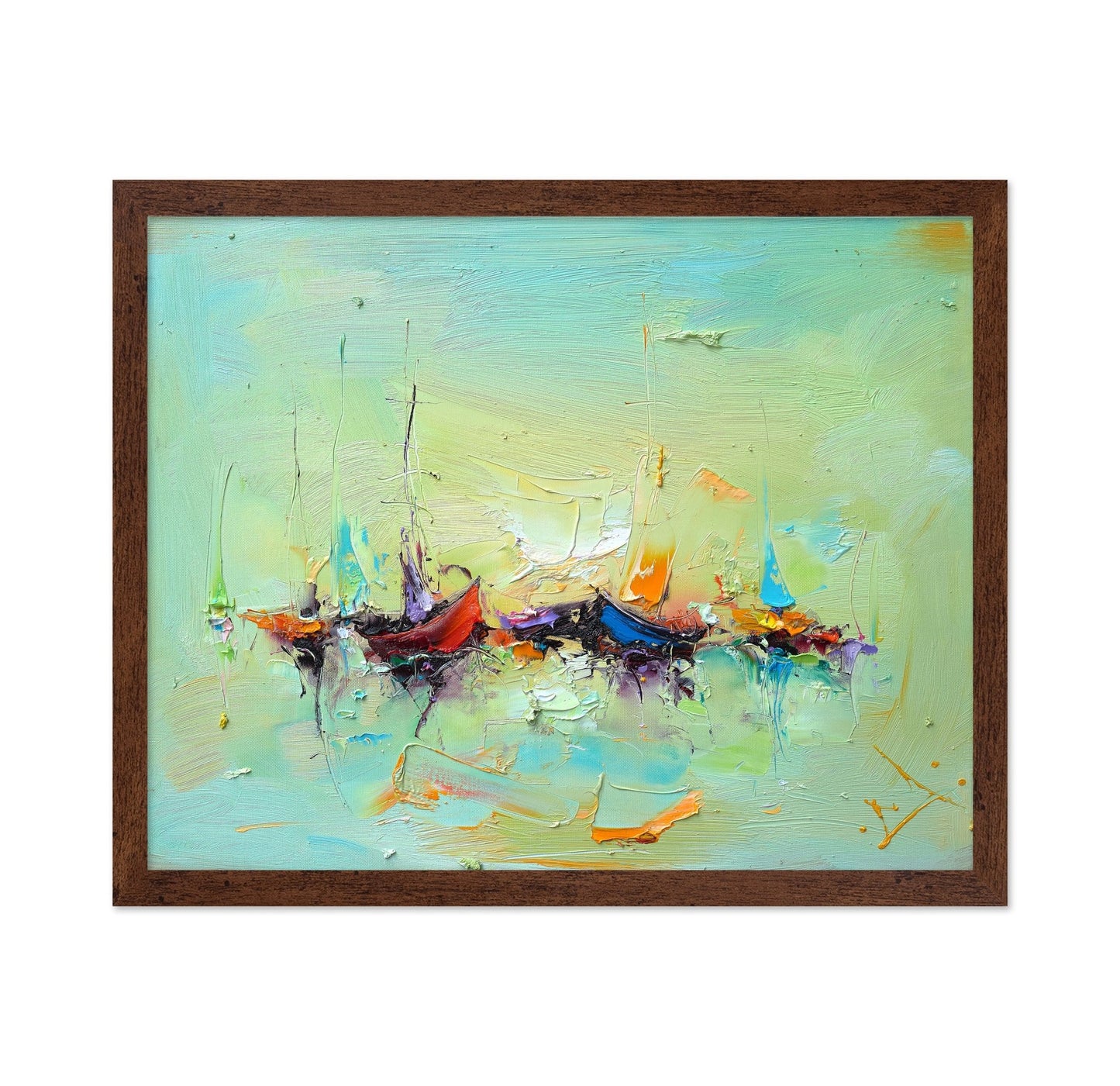 Pastel Sailboats