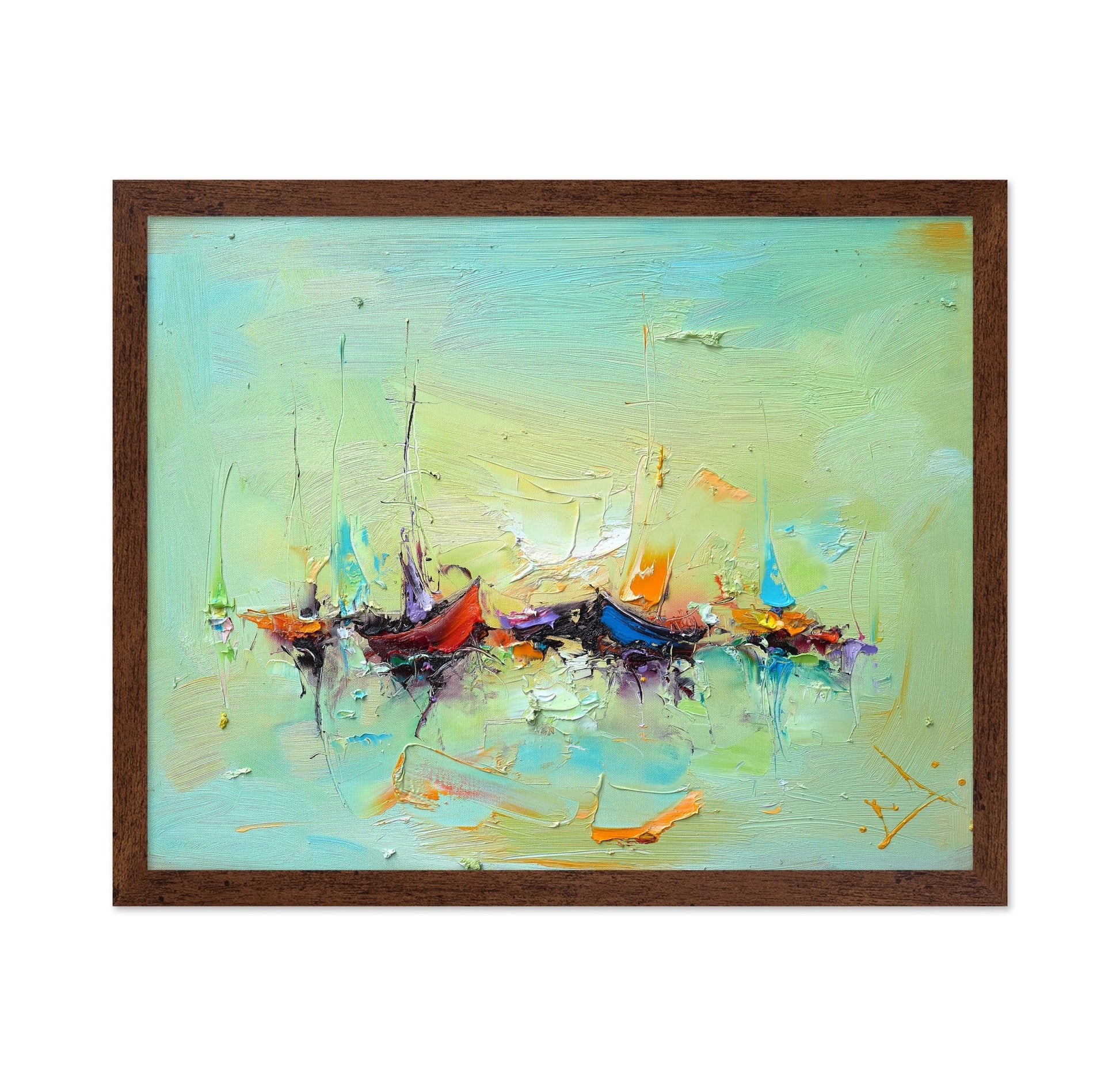 Pastel Sailboats