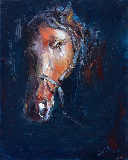Abstract Horse Portrait