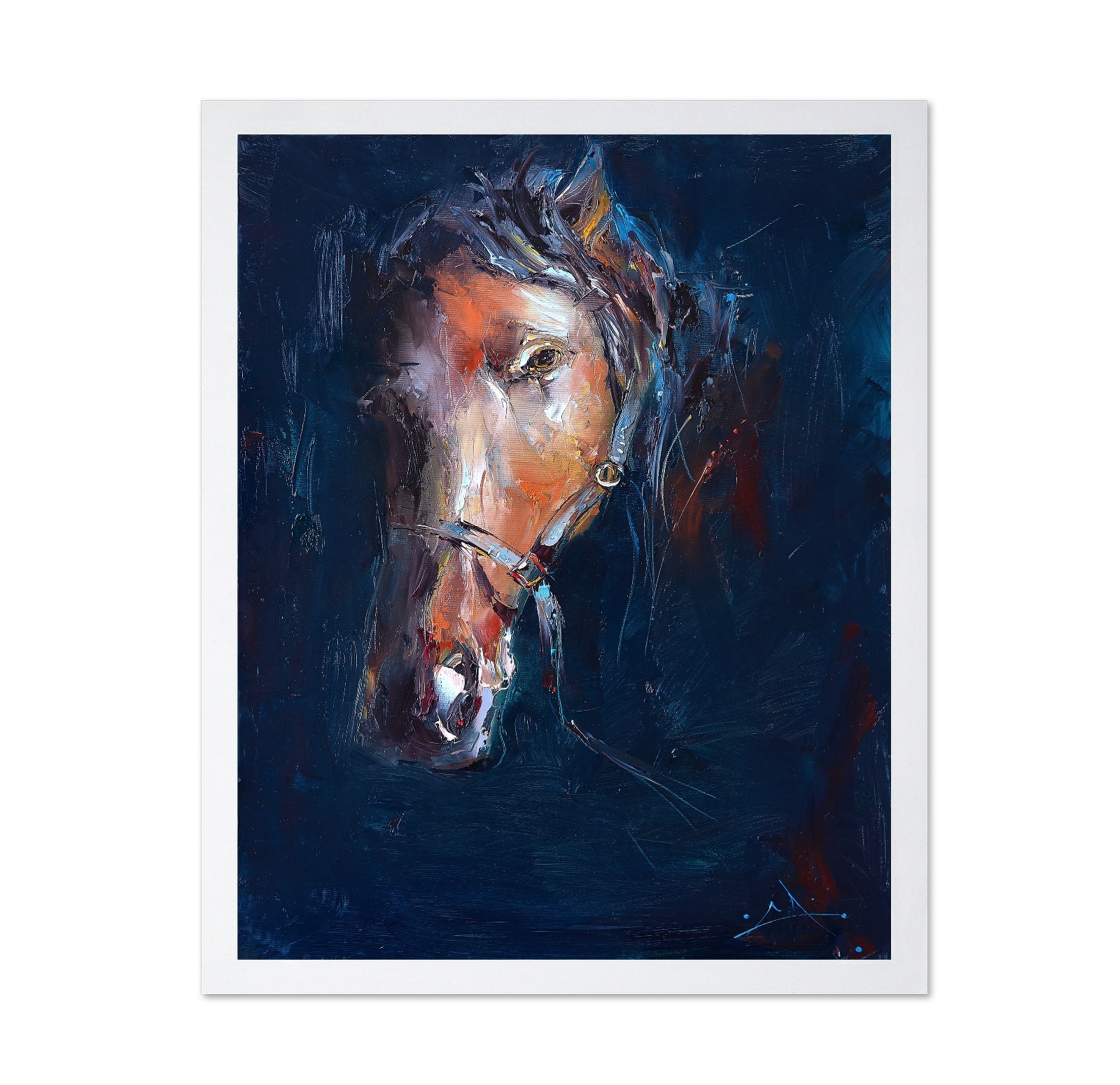 Abstract Horse Portrait
