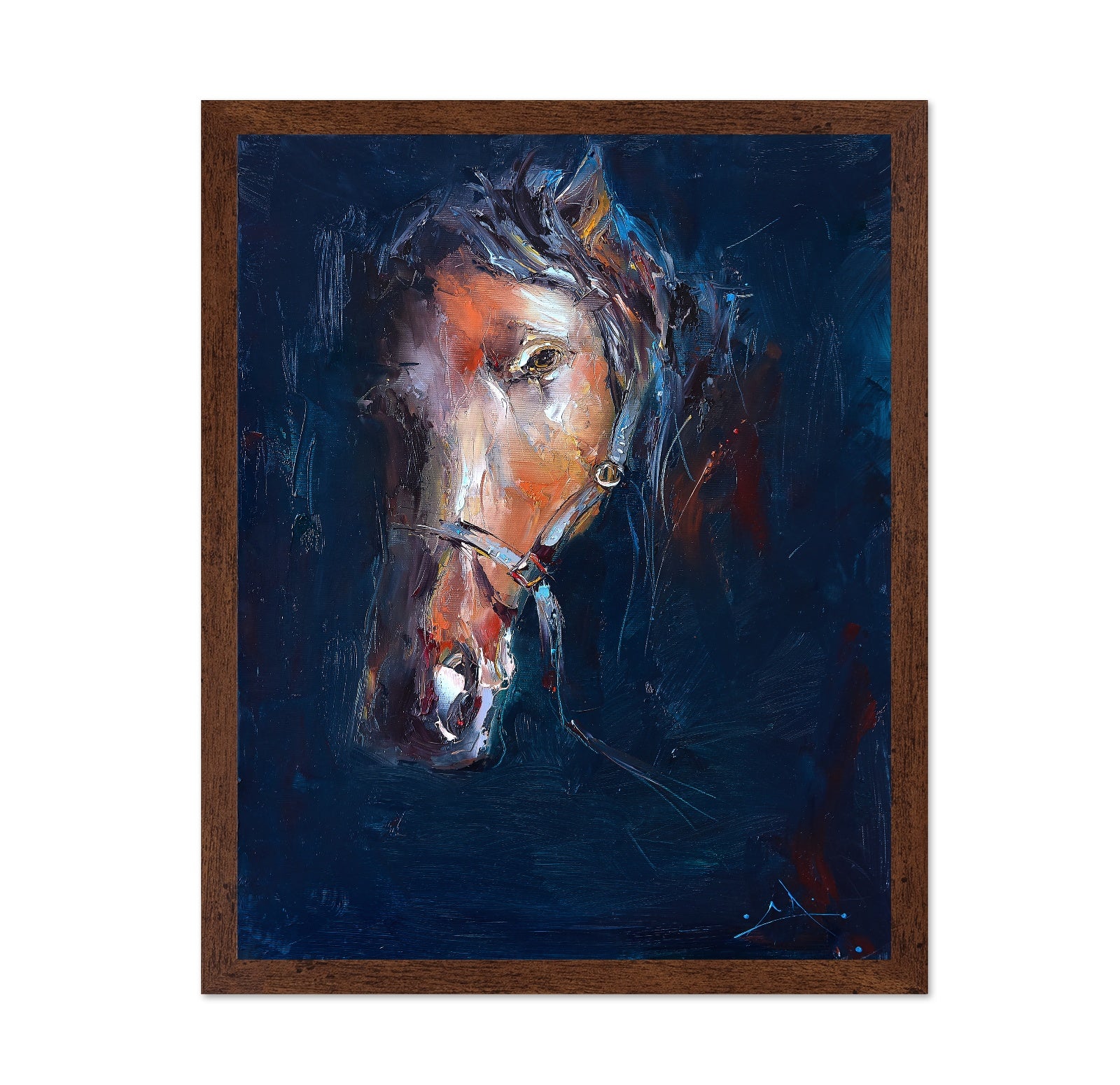 Abstract Horse Portrait