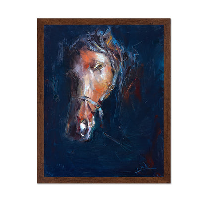 Abstract Horse Portrait