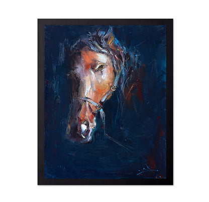 Abstract Horse Portrait