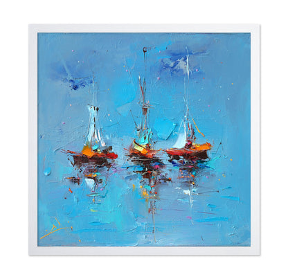 Abstract Sailboats
