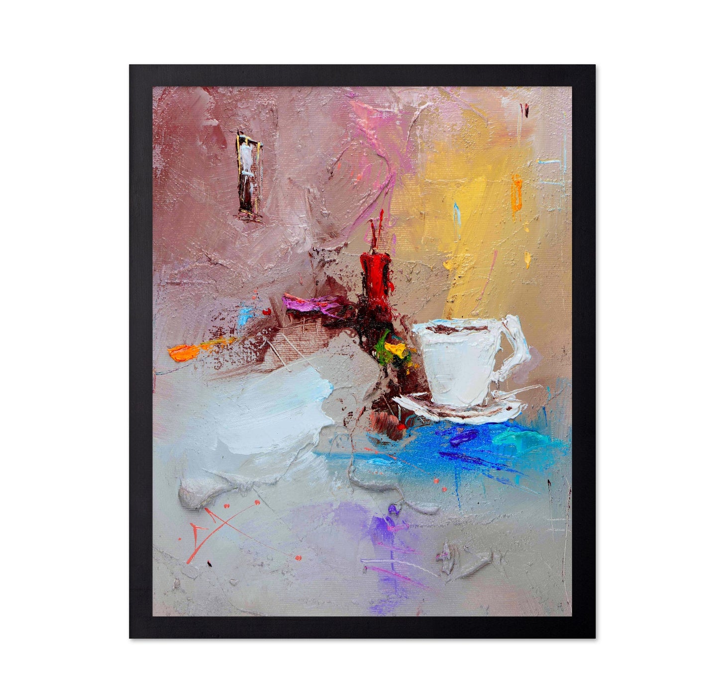 Abstract Coffee Still Life