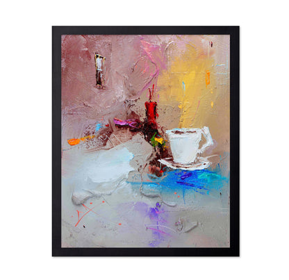 Abstract Coffee Still Life