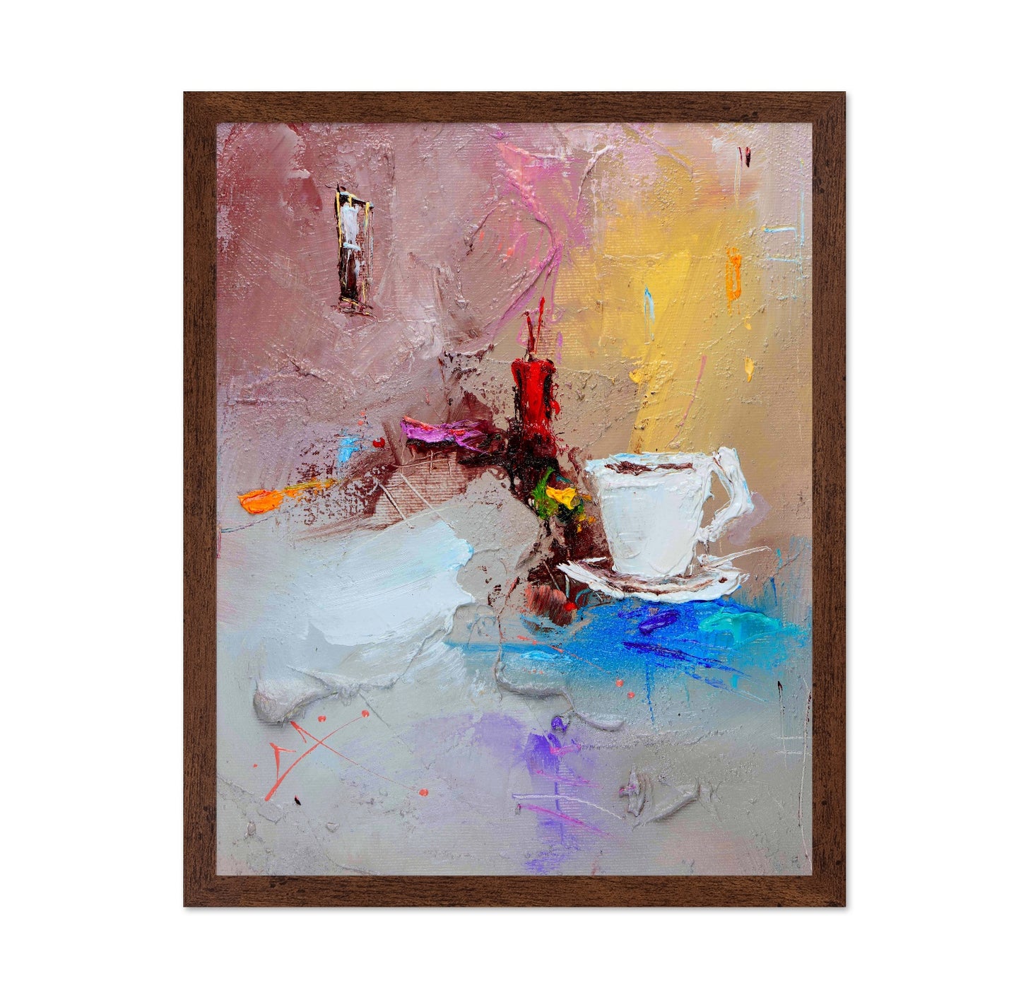 Abstract Coffee Still Life