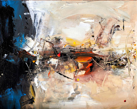 Abstract Earth Tone Burst