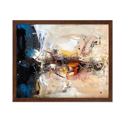 Abstract Earth Tone Burst