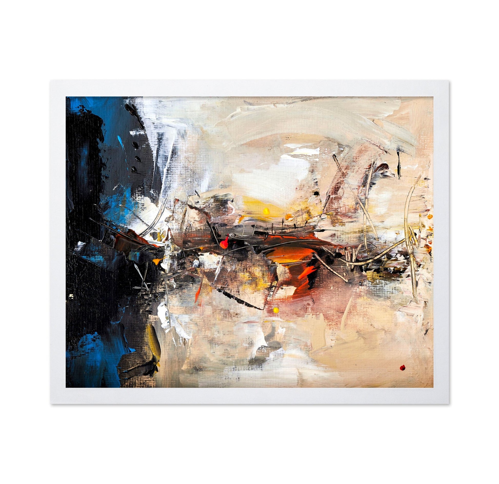 Abstract Earth Tone Burst