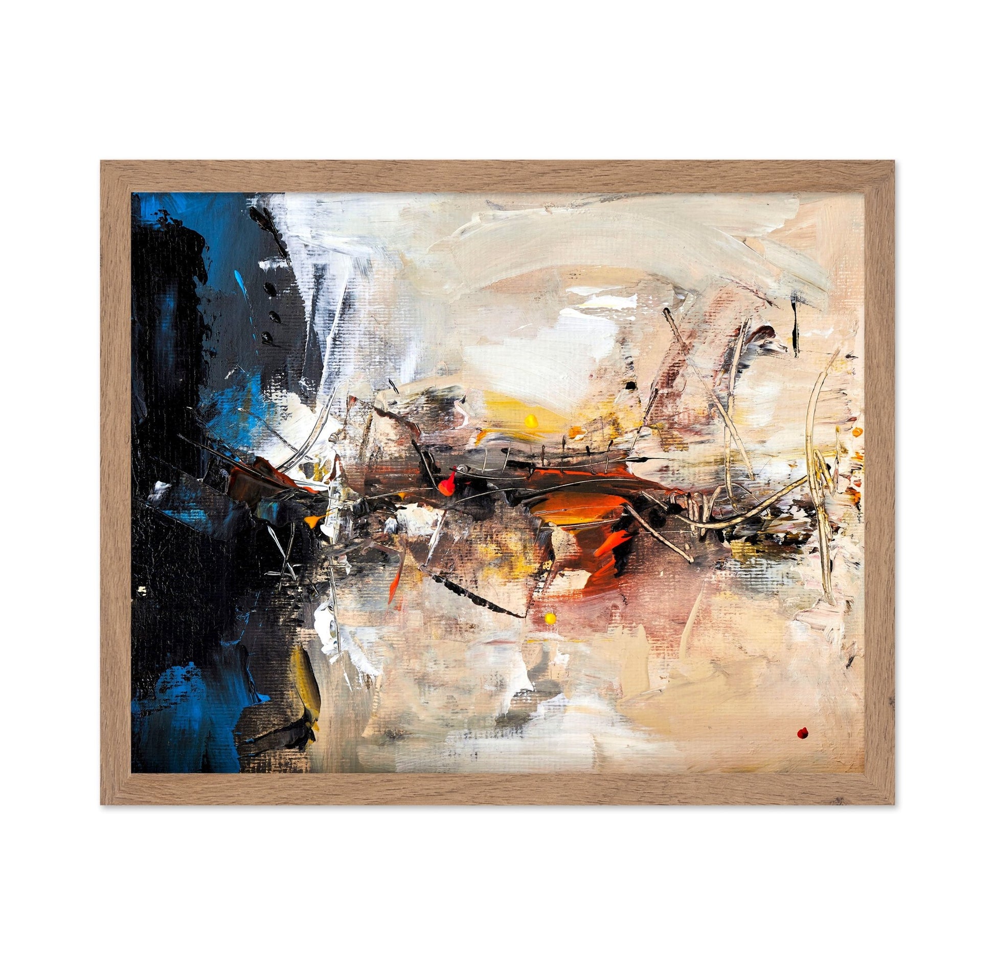 Abstract Earth Tone Burst