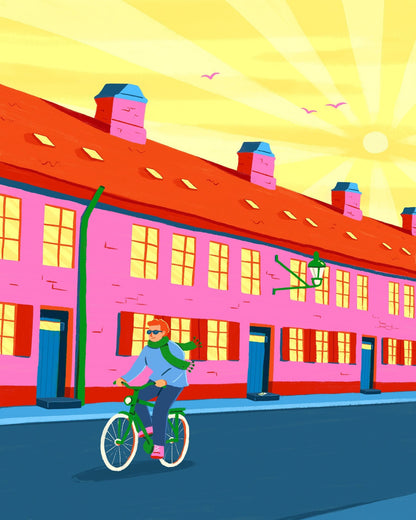 Sunny Street Bike Ride