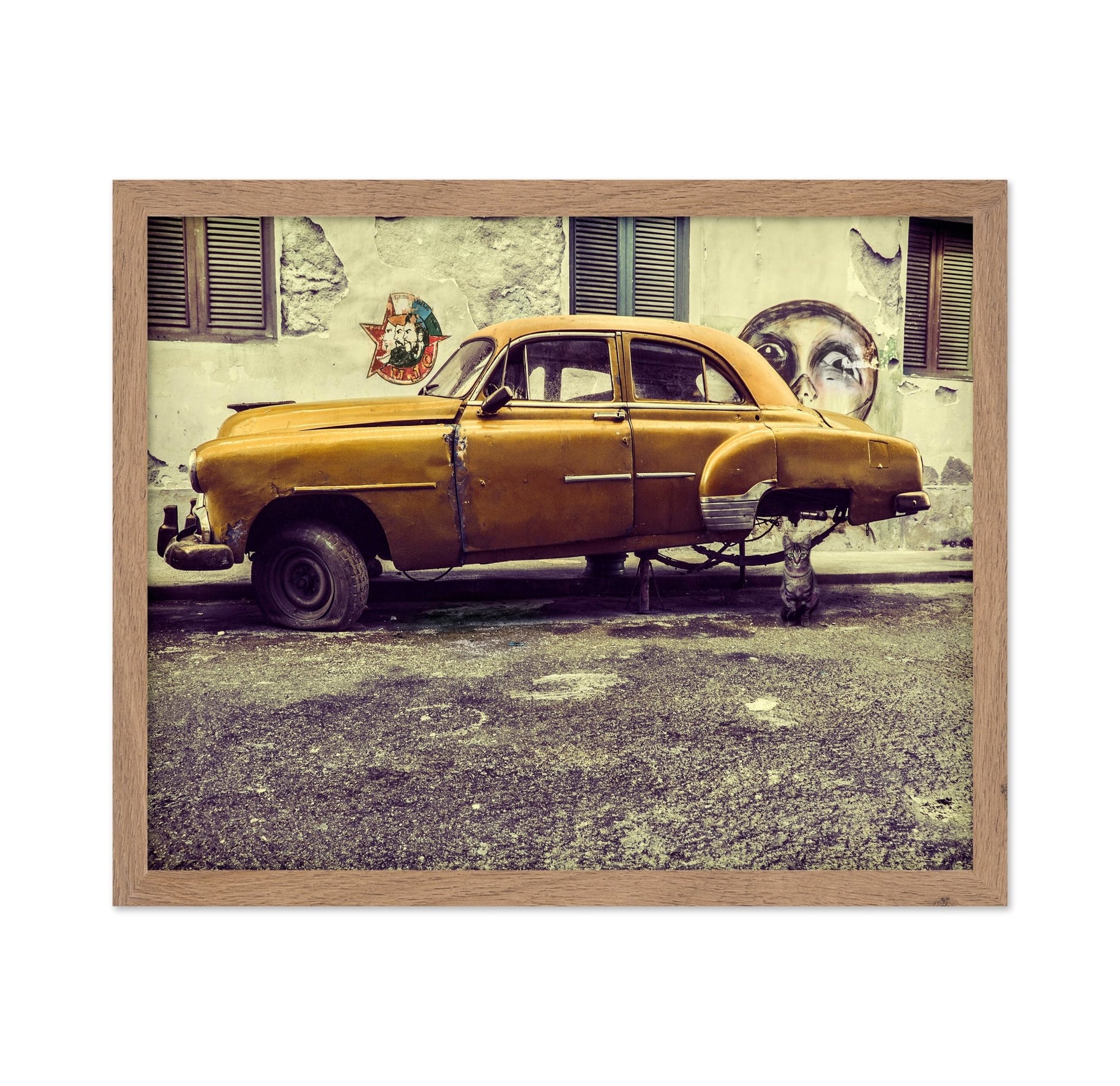 Rusty Car Street Scene