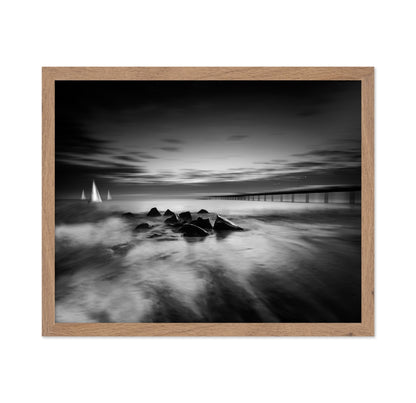 Pier And Sailing Night
