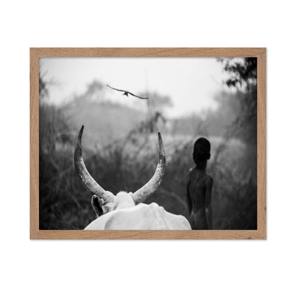 Horns And Boy Silhouette