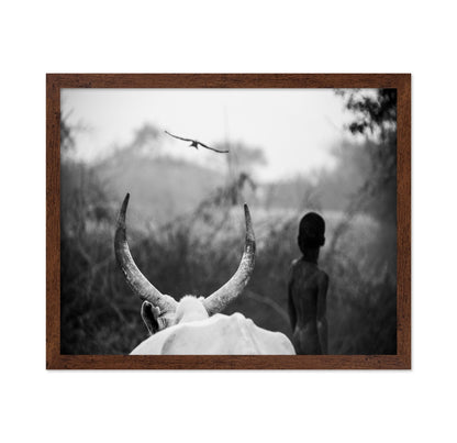 Horns And Boy Silhouette