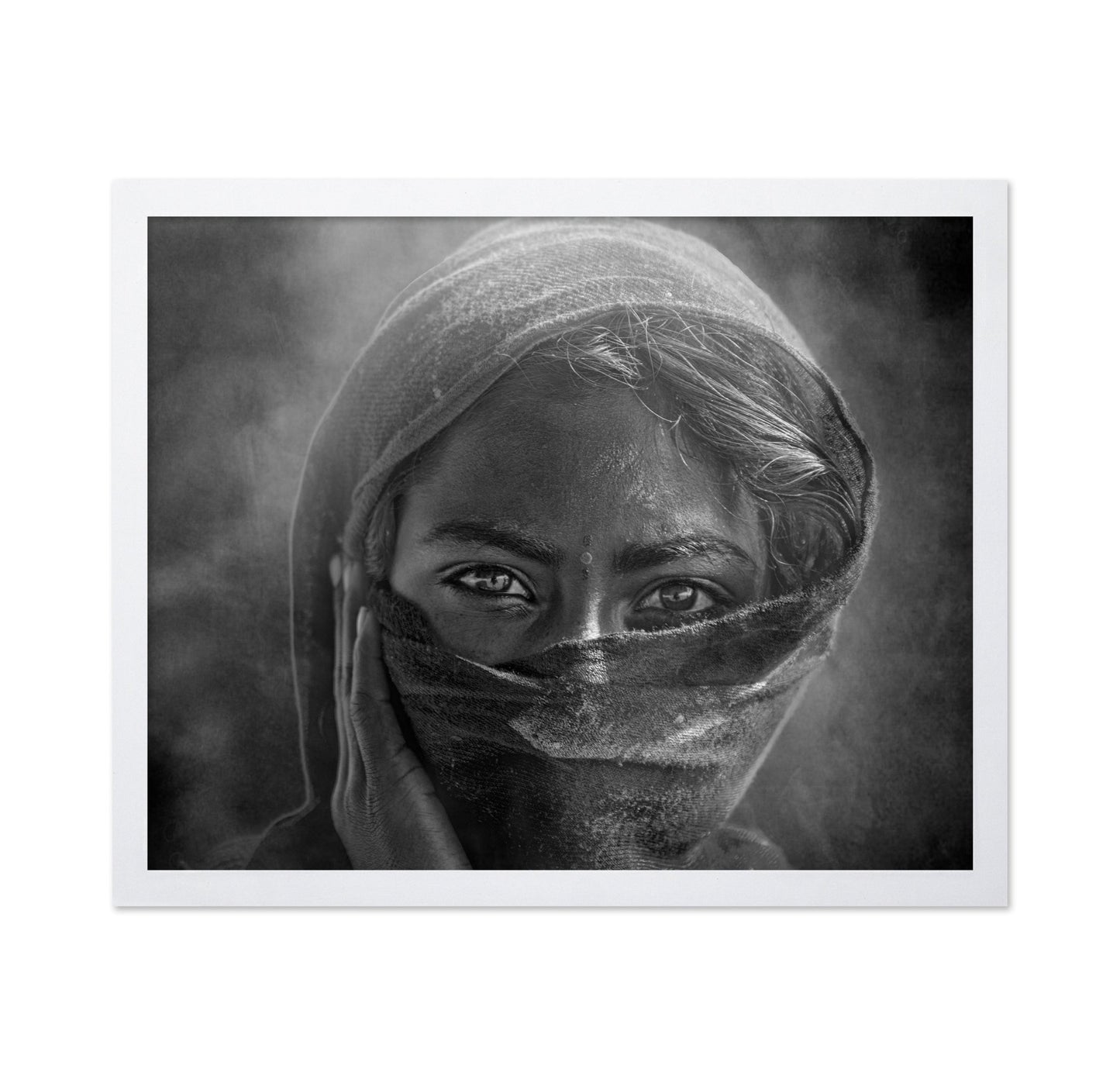 Veiled Gaze Portrait