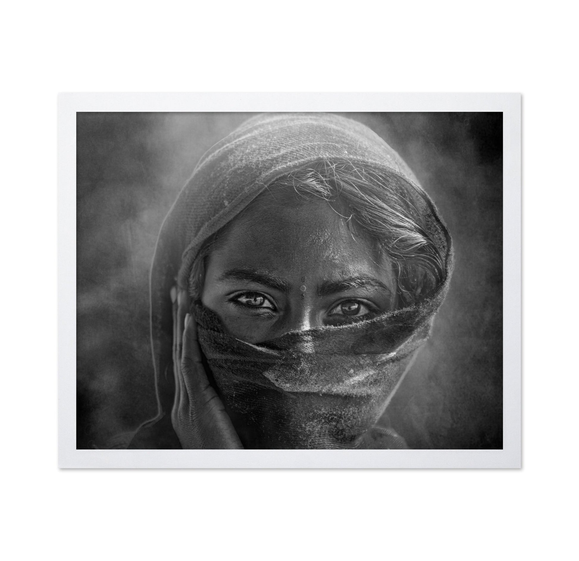 Veiled Gaze Portrait