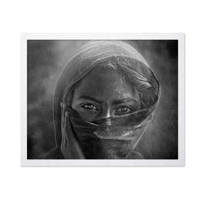 Veiled Gaze Portrait