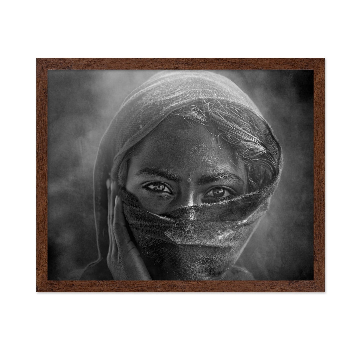 Veiled Gaze Portrait