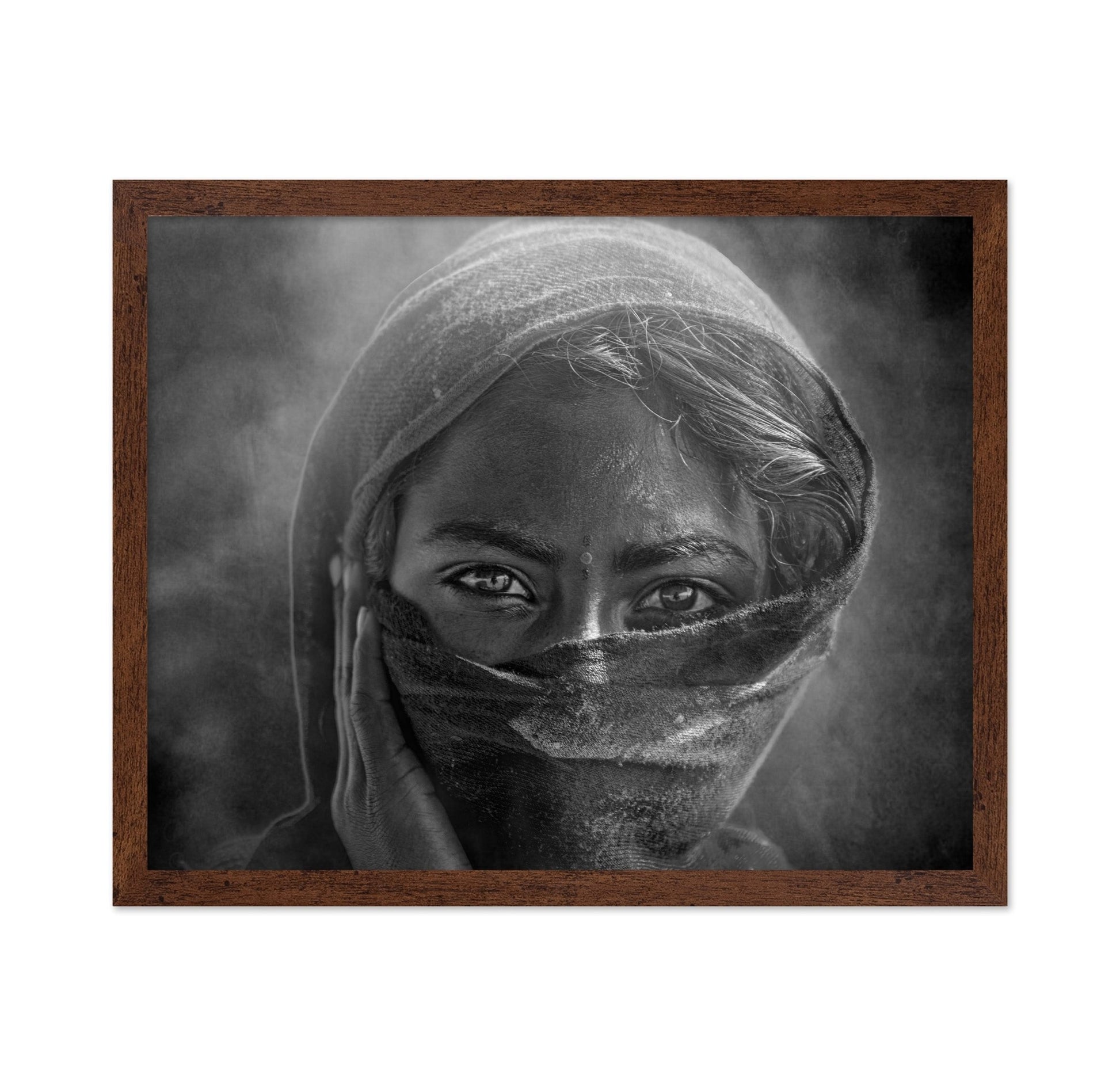 Veiled Gaze Portrait