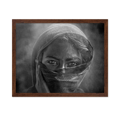 Veiled Gaze Portrait