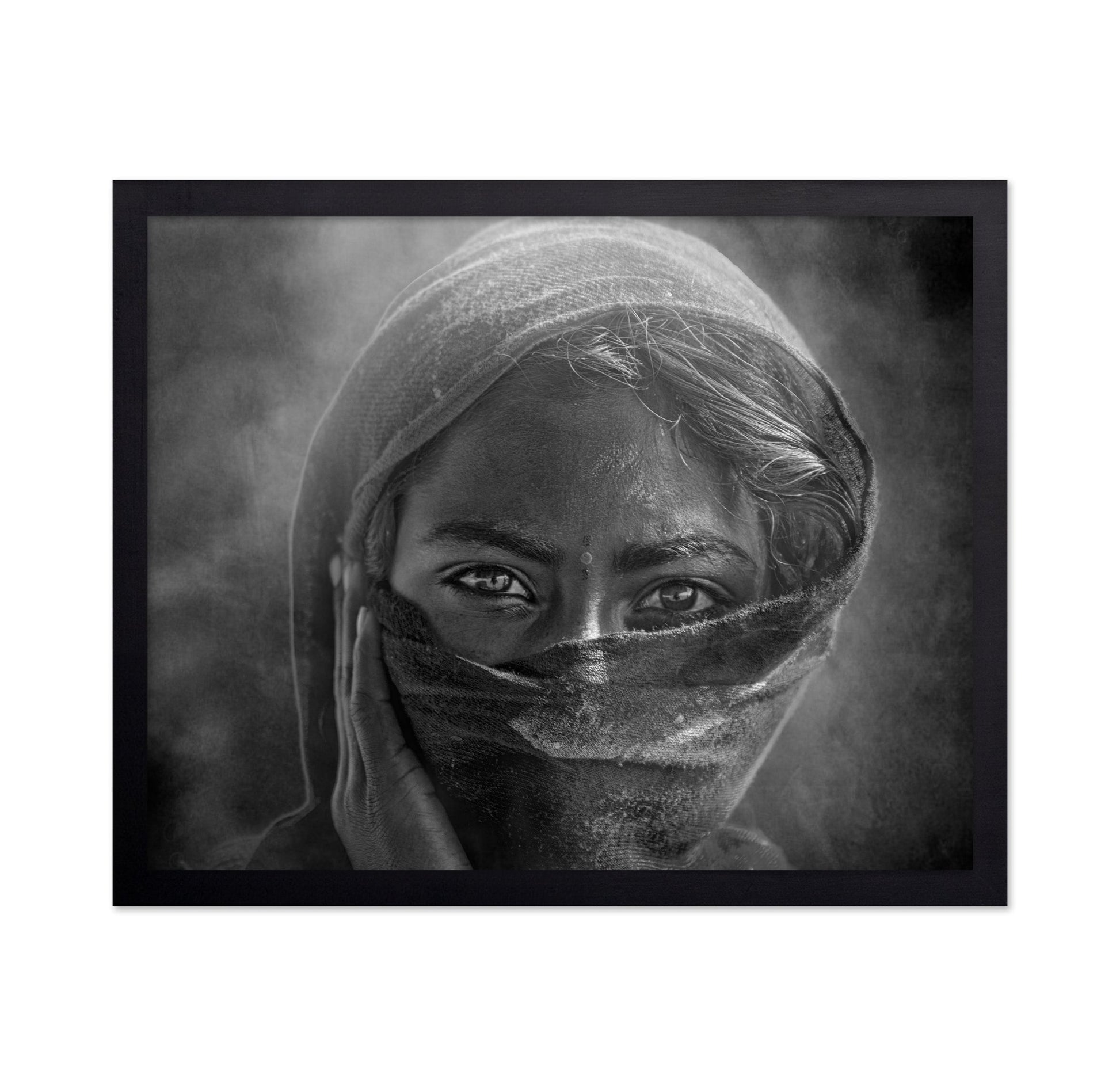 Veiled Gaze Portrait