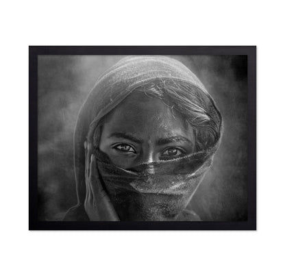 Veiled Gaze Portrait