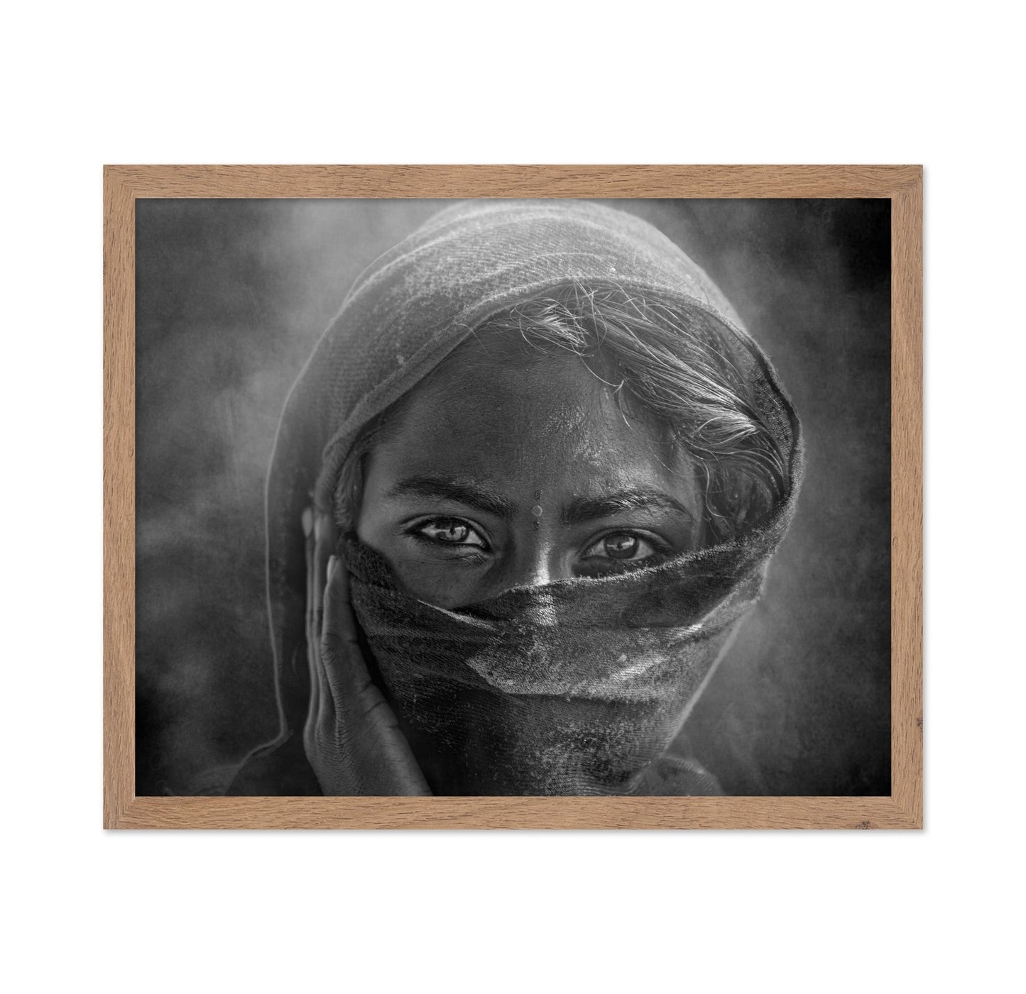 Veiled Gaze Portrait