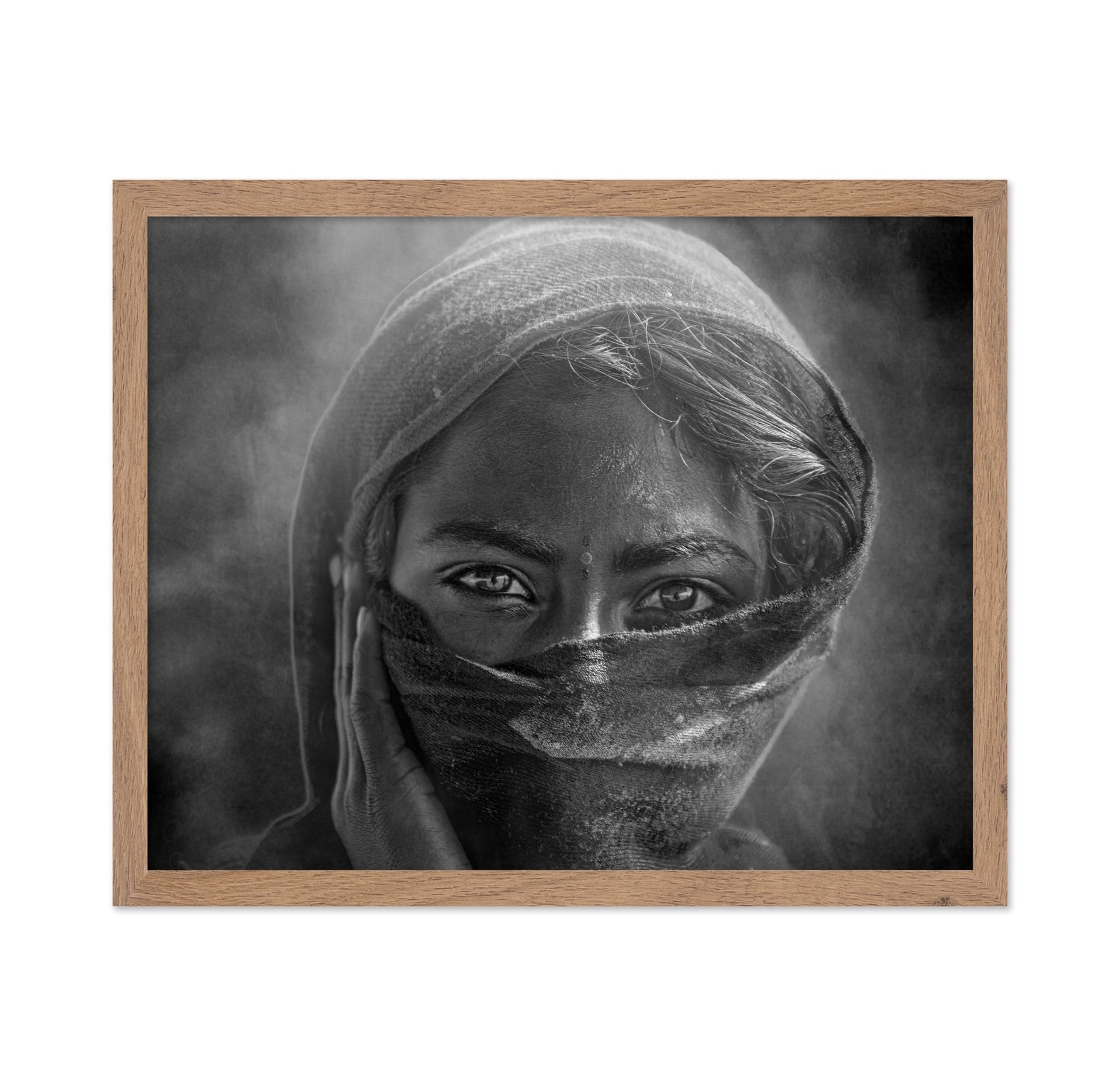 Veiled Gaze Portrait