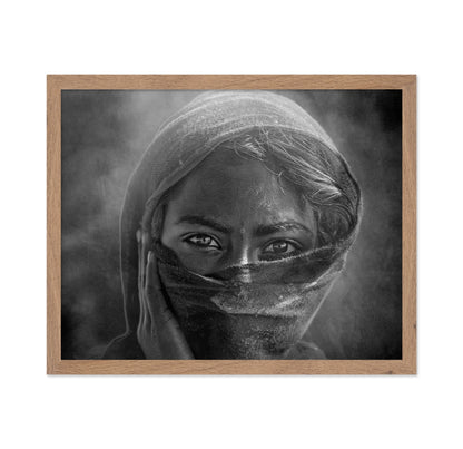 Veiled Gaze Portrait