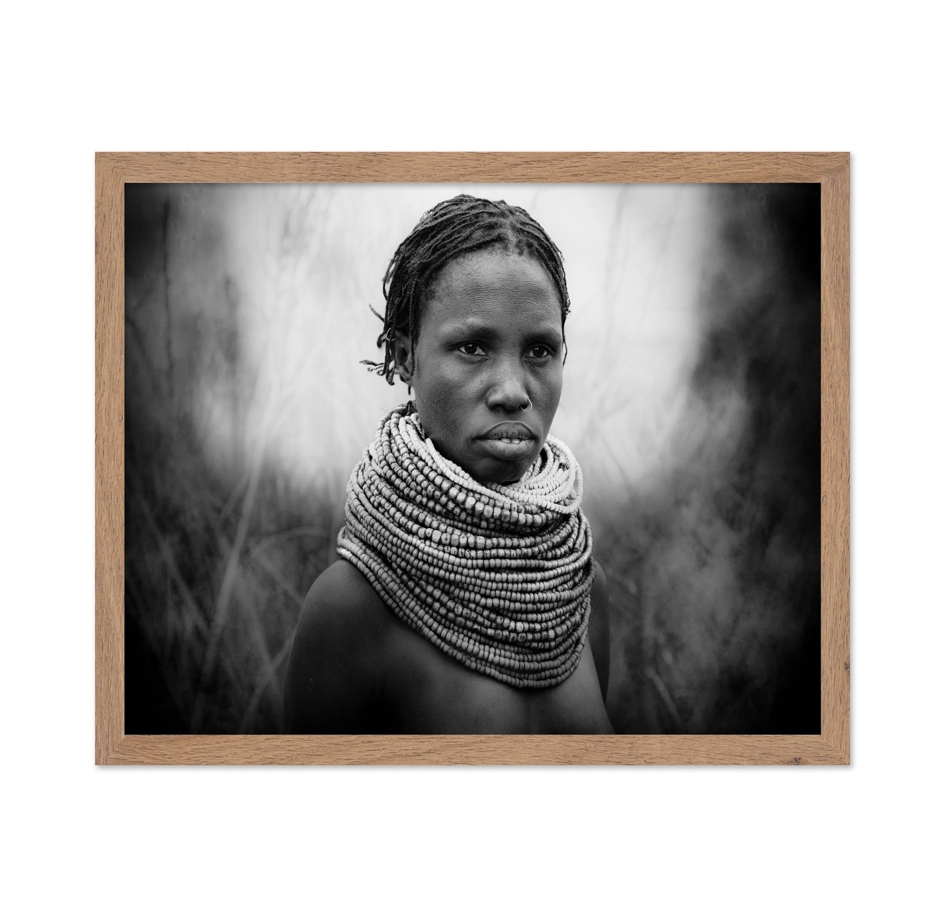Beaded Neck Portrait
