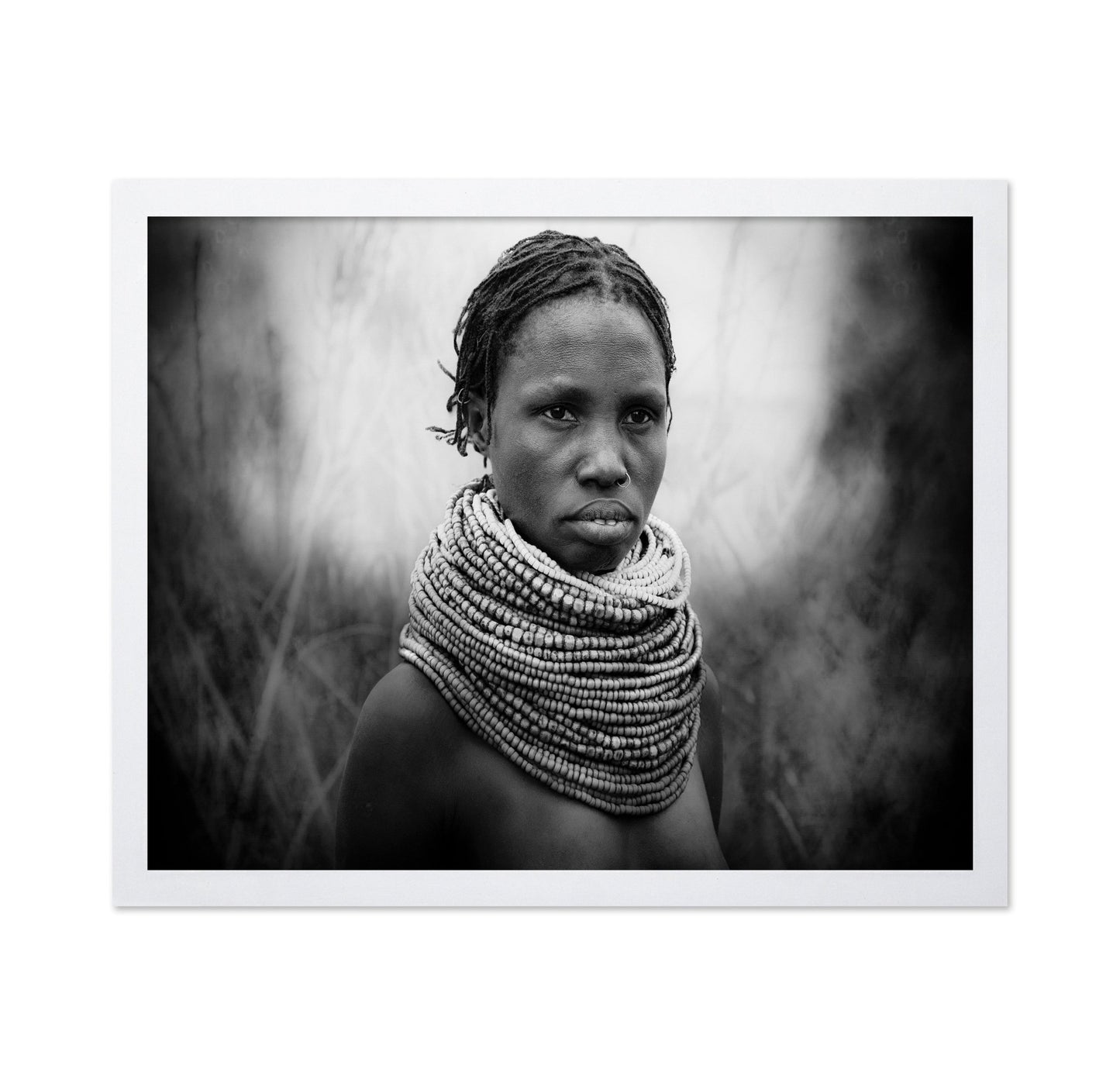 Beaded Neck Portrait