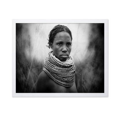 Beaded Neck Portrait