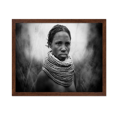 Beaded Neck Portrait
