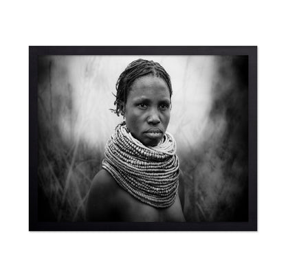 Beaded Neck Portrait