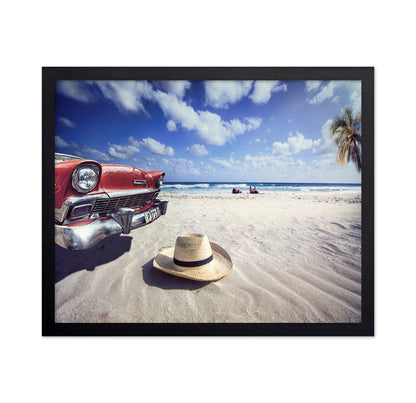 Beach Vintage Car