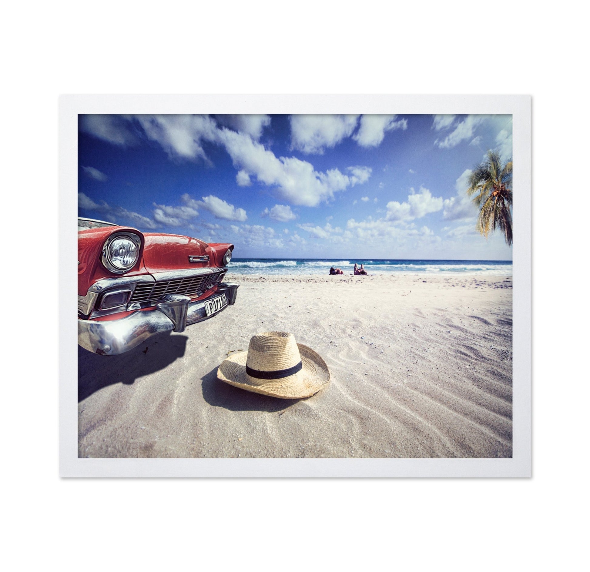 Beach Vintage Car