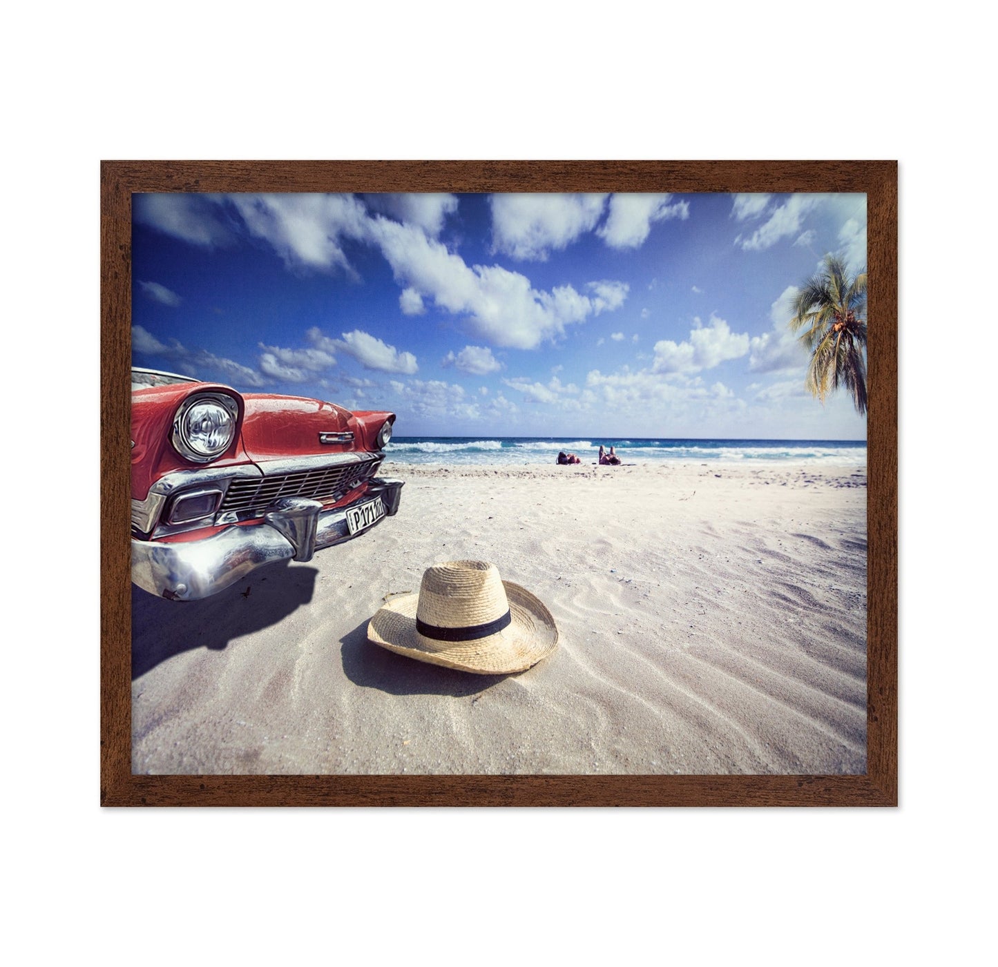 Beach Vintage Car